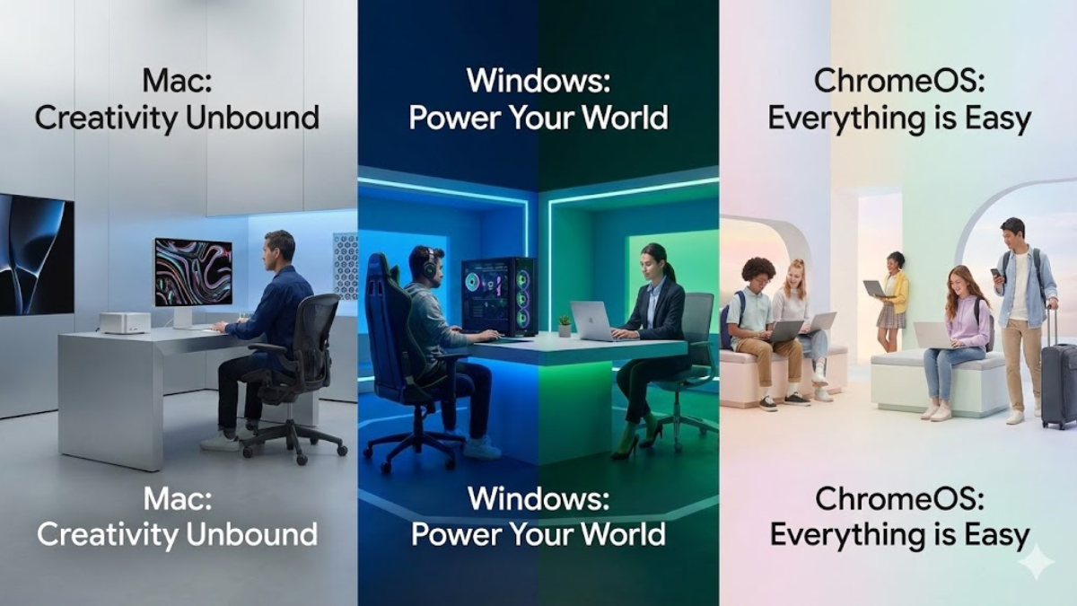 Mac vs. Windows vs. ChromeOS