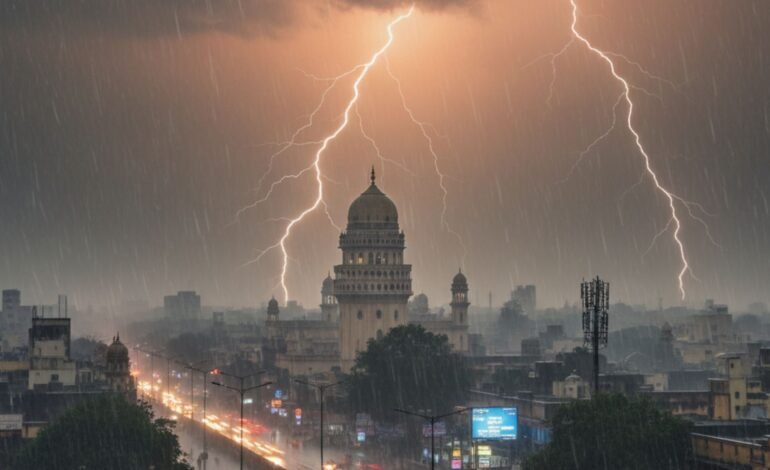 heavy rainfall Hyderabad