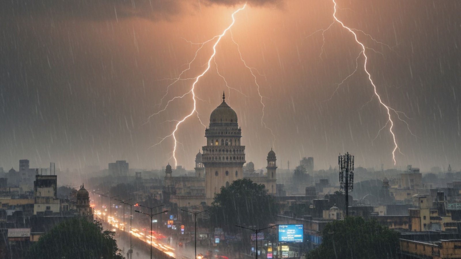 Hyderabad Braces for Heavy Rains: IMD Issues Orange Alert for Telangana, Flood Fears Loom
