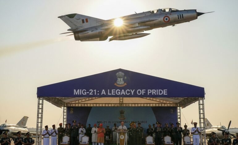 End of an Era: Rajnath Singh Lauds MiG-21 for “Proud Moments” as IAF Phases Out Iconic Jet