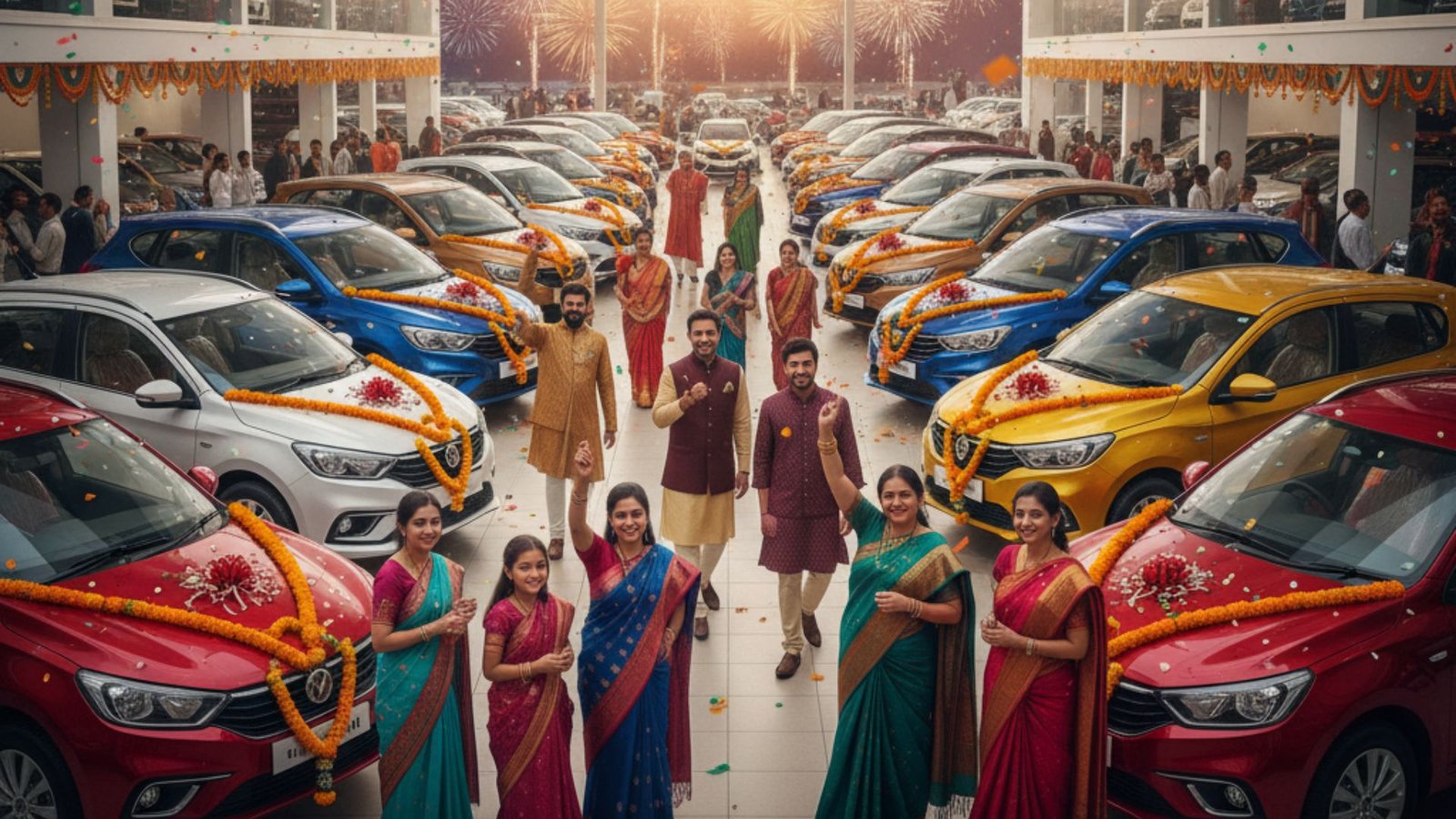 India’s Festive Cheer: Record Car Sales Mark Navratri’s Start Following Game-Changing GST Reforms